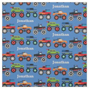 Monster Truck Custom Fabric
