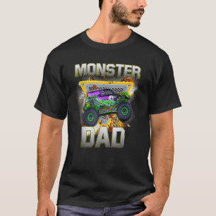 Monster Truck Dad Monster Truck Are My Jam Truck L T-Shirt