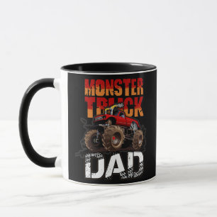 Monster Truck Dad Retro Vintage Monster Father's Mug