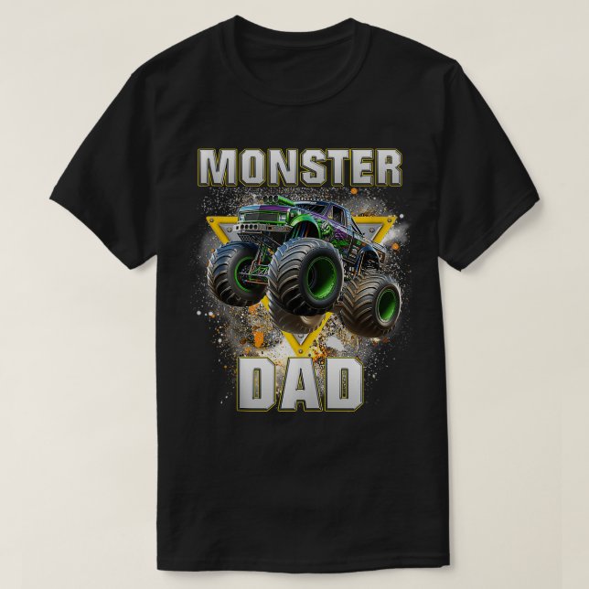 Monster Truck Dad  T-Shirt (Design Front)