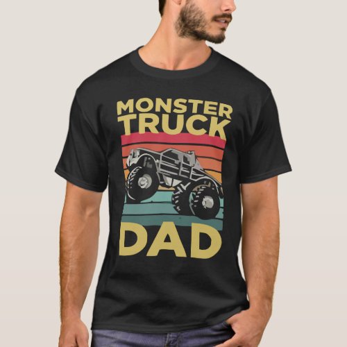 monster truck dad T_Shirt