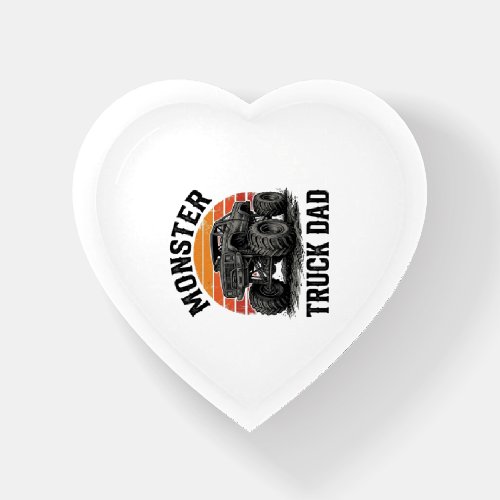 Monster Truck Dad Vintage Off Road Graphic_1 Paperweight