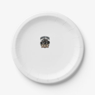 Monster Truck Dad Vintage Vector Shirt Design_1 Paper Plates