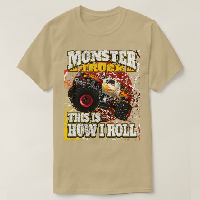 Monster Truck Design by Mons T-Shirt (Design Front)