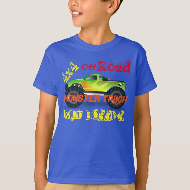 Monster truck design T-Shirt (Front)