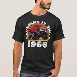 Monster Truck Driver Crushing It Since 1966 Birthd T-Shirt