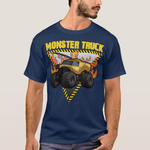 Monster truck Earthshaker monster truck lovers T_Shirt