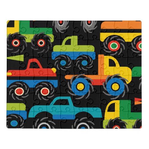 Monster Truck Easy Puzzle for Boys