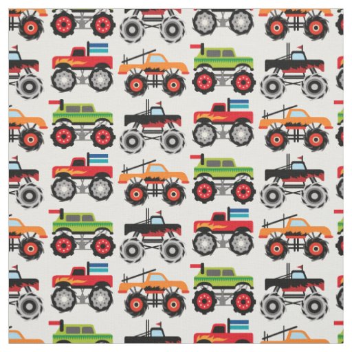 Monster Truck Fabric