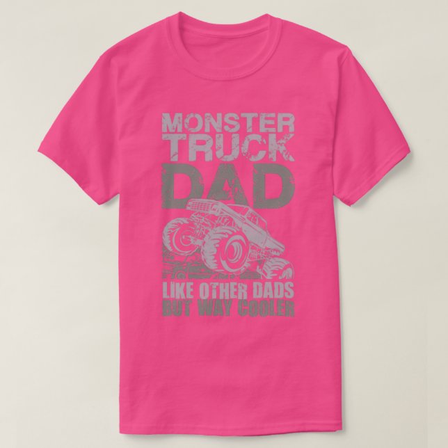 Monster Truck Fathers Day Dad T-Shirt (Design Front)