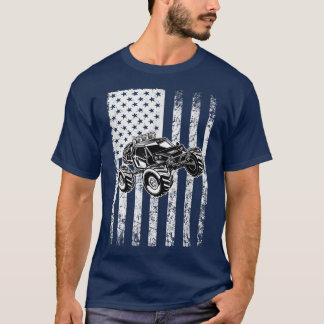 Monster truck flag - monster truck outfit  T-Shirt