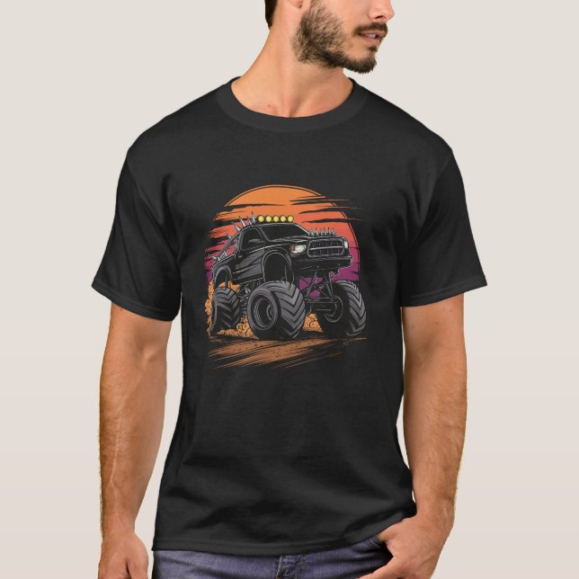 Monster Truck for toddlers Youth Adults T-Shirt (Front)