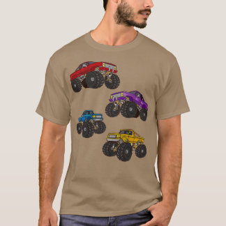Monster Truck Four different Monster Trucks T-Shirt