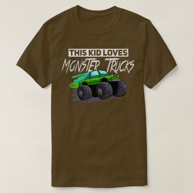 Monster Truck Gift Jam Boys  T-Shirt (Design Front)