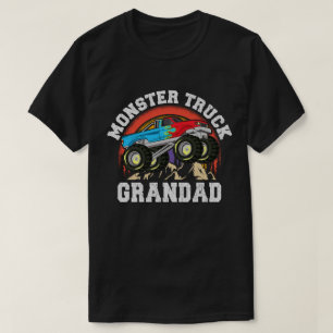 Monster Truck Grandad Matching Family Grandpa T-Shirt
