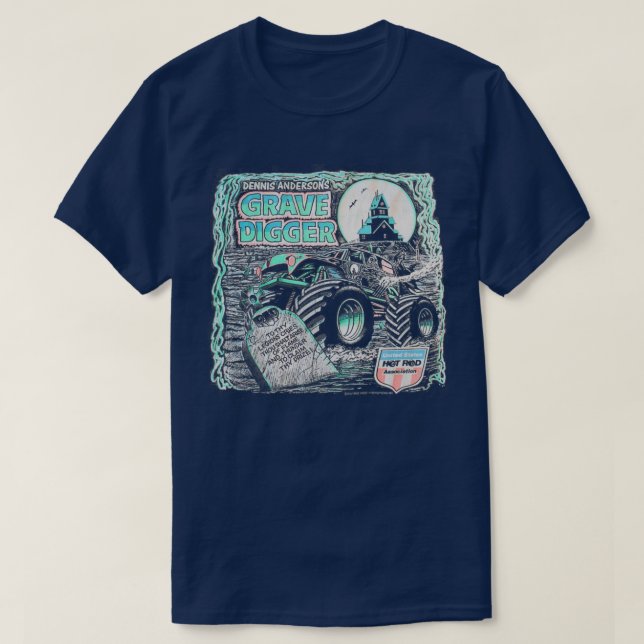 Monster Truck Grave Digger Old Design 2 T-Shirt (Design Front)