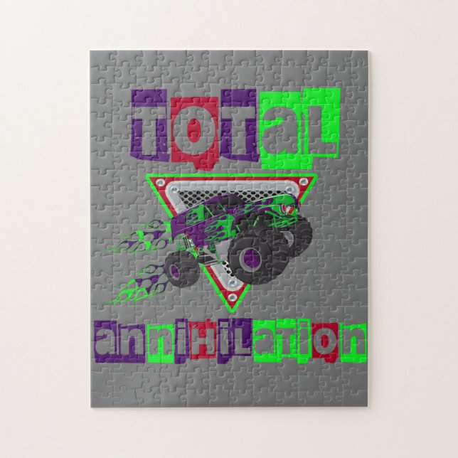 monster truck hard core cool jigsaw puzzle (Vertical)