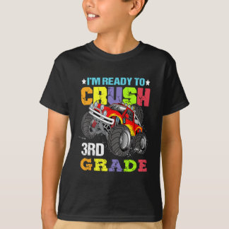 Monster Truck I'm Ready To Crush 3rd Grade T-Shirt