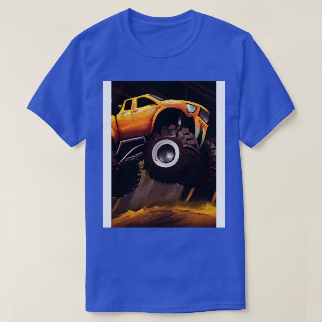 Monster Truck in Arena T-Shirt (Design Front)