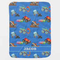 Monster Truck Jam Watercolor Cars Kids