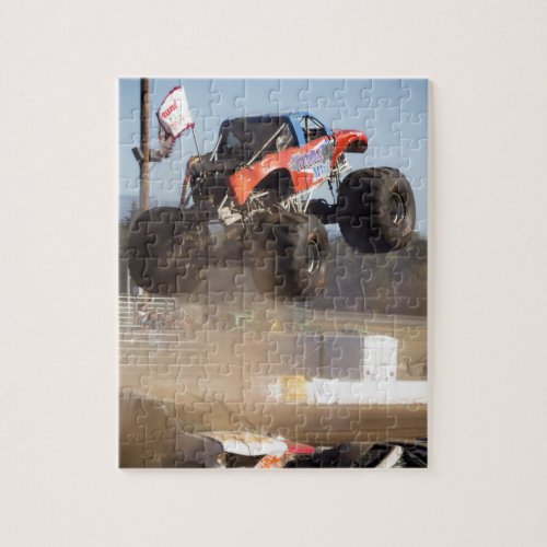 Monster Truck Jumping Jigsaw Puzzle