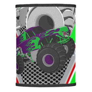 monster truck kids hard core cool lamp shade