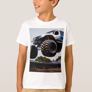 Monster Truck Launch, Boys Tshirt