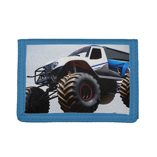 Monster Truck Launch, Trifold Wallet (Front)