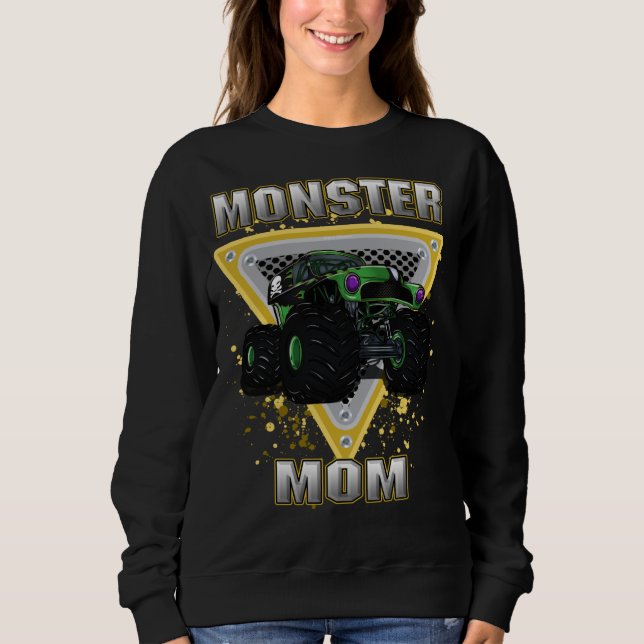 Monster Truck Mom Sweatshirt (Front)