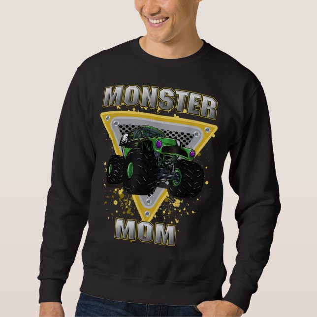 Monster Truck Mom Sweatshirt (Front)