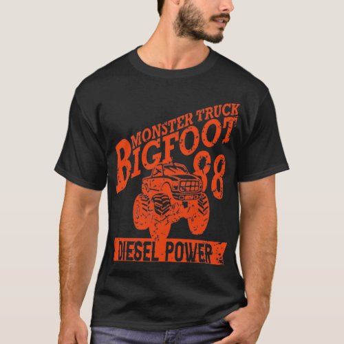 Monster Truck Monster Trucks Big Wheel 3 T_Shirt
