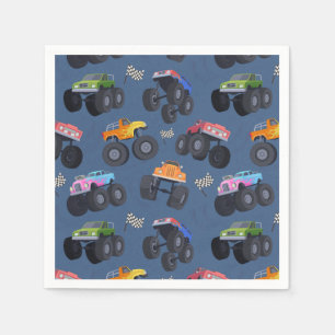 Monster Truck Paper Napkins