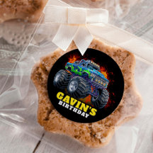 Monster Truck Personalized Birthday Party