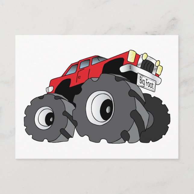 Monster Truck Postcard (Front)
