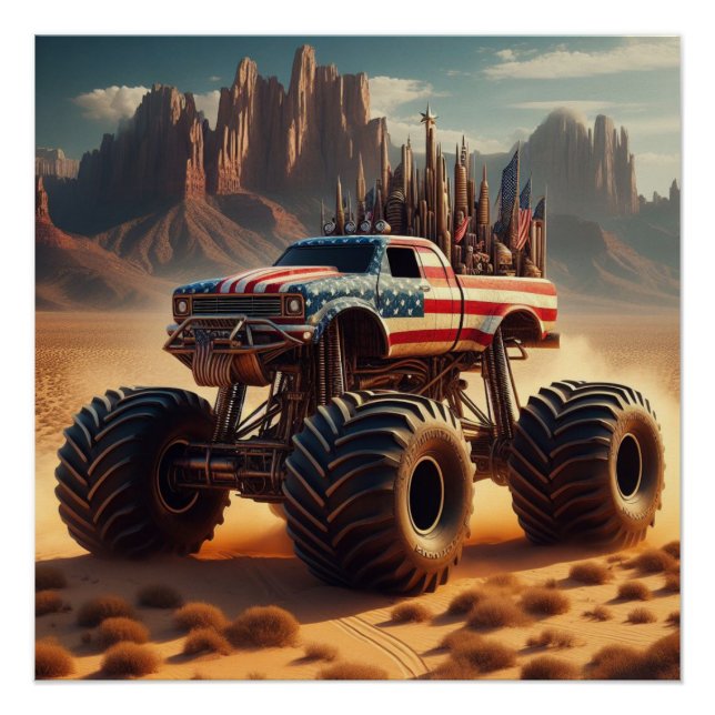 MONSTER TRUCK POSTER (Front)