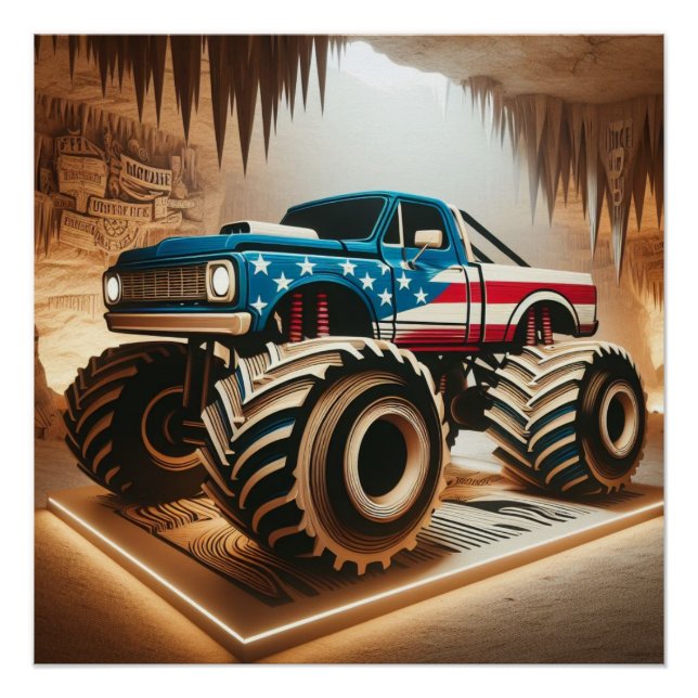 MONSTER TRUCK POSTER (Front)