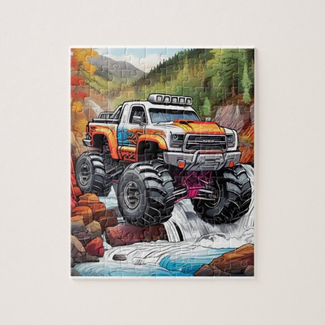 Monster Truck puzzle (Vertical)