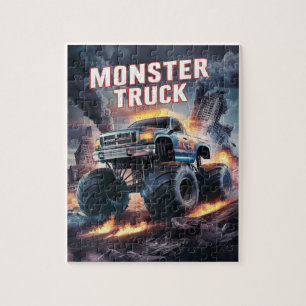 Monster Truck Puzzle for Kids