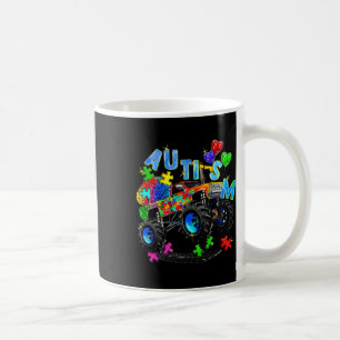 Monster Truck Puzzles Cute Kids Autism Awareness A Coffee Mug