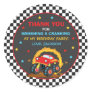 Monster Truck Rally Birthday Party Decor Favors Classic Round Sticker
