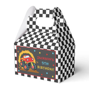 Monster Truck Rally Birthday Party Decorations Favor Boxes