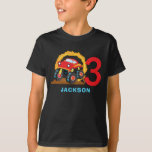 Monster Truck Rally Boy Birthday Party Outfit T-Shirt<br><div class="desc">Monster Truck Rally Boy Birthday Party Outfit T-Shirt</div>