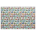 Monster Truck Repeat Fabric Textile