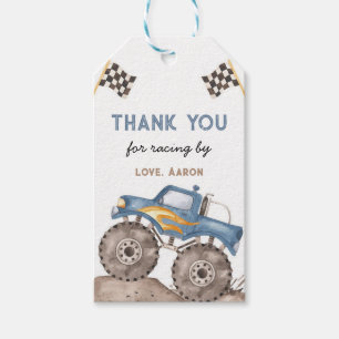 Monster Truck, Start Your Engine Gift Tags