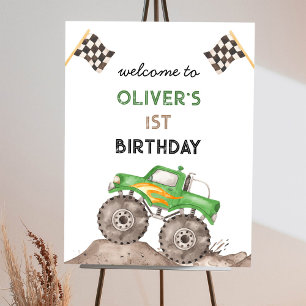 Monster Truck, Start Your Engine Welcome Sign