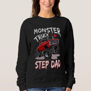 Monster Truck Step Dad Driver  Family Matching Tru Sweatshirt