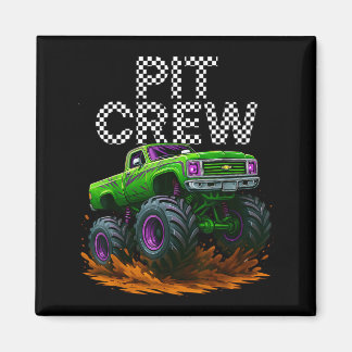 Monster Truck T Crew Family Matching Birthday Part Magnet