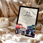 Monster Truck Themed Birthday Party Invitation<br><div class="desc">Buckle up for a wild ride! Our Monster Truck Themed Birthday Party Invitations are the first stop on the road to a thrilling celebration. Perfect for kids,  teens,  tweens,  or adults,  our invites are a statement of fun,  excitement,  and unforgettable memories. Let’s hit the party trail!</div>