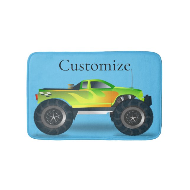 Monster Truck Thunder_Cove Bath Mat (Front)