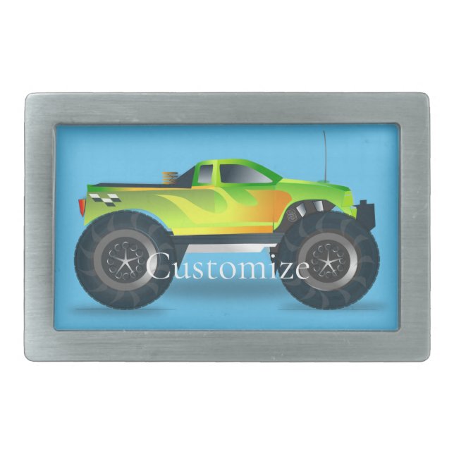 Monster Truck Thunder_Cove Belt Buckle (Front)